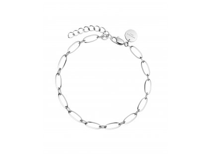 6959 1 rosefield naramek stribrne barvy oval jbols j541