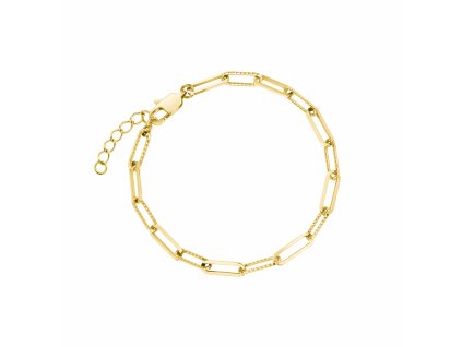 6980 1 rosefield naramek zlate barvy hammered chain jbhcg j595