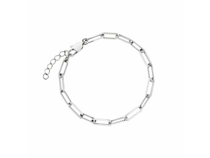 6983 1 rosefield naramek stribrne barvy hammered chain jbhcs j596