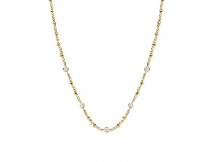 Rosefield náhrdelník zlaté barvy Crystal JCSCG-J266