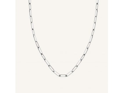 7097 1 rosefield nahrdelnik stribrne barvy hammered chain jnhcs j629