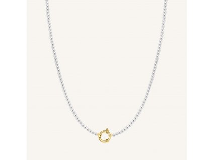 Rosefield zlatý náhrdelník Mini Pearl JNMPG-J620