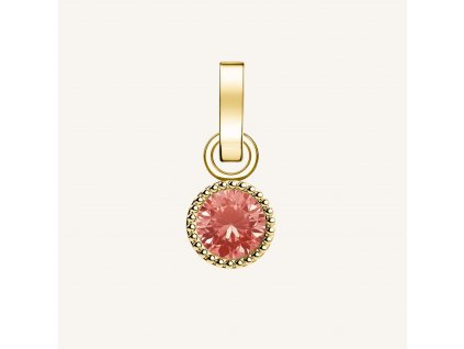 Rosefield zlatý prívesok Birthstone October color