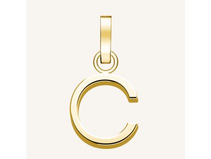 7319 1 rosefield privesek zlate barvy letter c