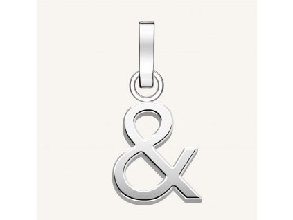 Rosefield přívěsek Symbol Ampersand ve stříbrné barvě