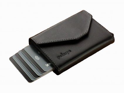 Pularys pánska kožená peňaženka čierna