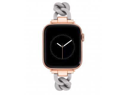 8004 3 nine west reminek plastovy sedy pro apple watch 38 41mm