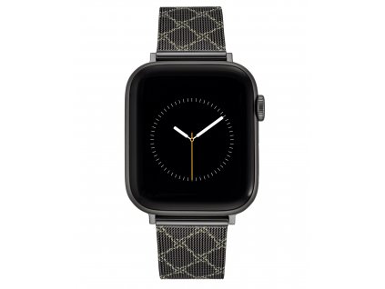 Nine West řemínek mesh tmavě šedý se vzorem, pro Apple Watch 38-41mm