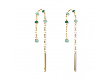 8208 3 rosefield damske nausnice pozlacene jeetg j722