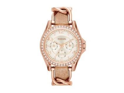 9408 fossil riley damske hodinky kulate es3466