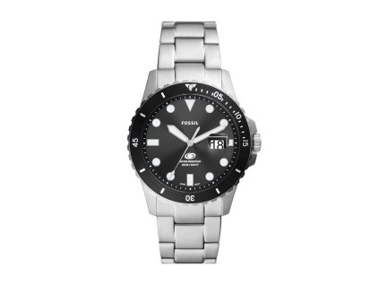 9564 fossil blue panske hodinky kulate fs6032