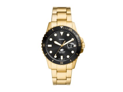 9570 fossil blue panske hodinky kulate fs6035