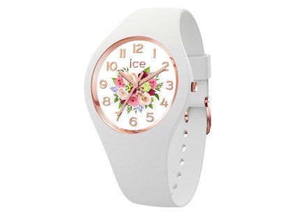 9606 ice watch flower damske hodinky bile 021742