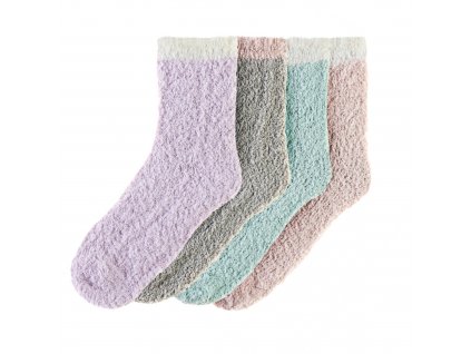 Funky Steps set dámských teplých ponožek v pastelových barvách