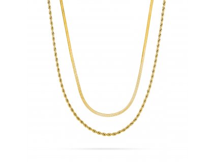 Esprit dámský náhrdelník ocelový pozlacený S.88768736NL