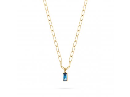 Esprit dámský náhrdelník ocelový pozlacený ESNL23167LRG