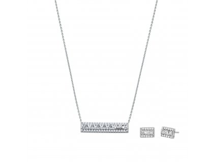 Michael Kors dámský stříbrný náhrdelník MKC1688SET