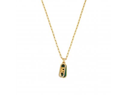 9823 michael kors damsky mosazny nahrdelnik mkj8274mc710