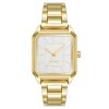 11492 nine west damske hodinky hranate zlate nw 3002svgb