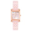 11570 anne klein damske hodinky hranate ruzovo zlate ak 5022rgpk