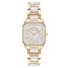 11597 anne klein damske hodinky hranate zlate ak 5010gpwt
