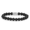 Rebel & Rose pánský kuličkový náramek Black Moon, 8mm (Velikost M)