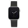 Steve Madden řemínek silikonový černý pro Apple Watch 38/40/41 WS/1003BKSV384041