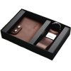 Pularys gift set men's leather wallet Hobby and key chain brown 189414102