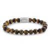 Rebel & Rose bracelet RR-80042-SL Tiger Lily - 8mm M