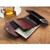 Pularys women's leather wallet Porter Go burgundy