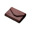 Pularys women's leather wallet Porter Go burgundy
