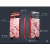 Pularys women's ID case - red poppies