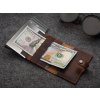 Pularys men's leather wallet Easy brown 210331007