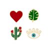 WITHit 4 Band Candy Heart Leaf Eye Cactus Charms WI/2019GPST
