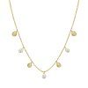 13252 rosefield multi shell and pearl charms necklace gold jmspng j161