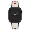 13792 anne klein reminek silikonovy kremovo cerny pro apple watch 38 40 41 wk 1082ivch38