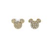 Disney dětské náušnice Minnie a Mickey Mouse stříbrné ES00121TZWL
