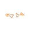 JPG Original White DW00401609 Mirelle Heart Earring Rose Gold 02 4000x5000