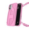 60175 Diesel Oval D Chain i Phone 16 Pink Eyecatcher Dual