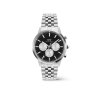 JPG Original White DW00100873 Iconic Chronograph Arch 5 Link Onyx Panda Silver 01