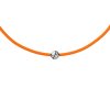 packshots 021098 ICE jewellery diamond bracelet cord neon orange 02