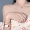 Daniel Wellington dámský prsten ocelový růžovozlatý Emalie (Velikost 60)