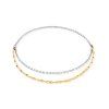 Coeur de Lion women's necklace Twisted Layers Duo Bicolor 0804/10-1617