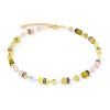 Coeur de Lion dámsky náhrdelník GeoCUBE® Iconic Olive Blossom 2838/10-0901