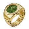 Ice-Watch dámske hodinky v prsteni Chouchou Gold-Olive 025517