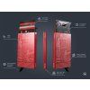 Pularys document case City on Thames red aluminium 223410811