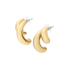 Fossil Domed women's steel earrings JF04898710