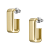 Fossil Archival Core ladies' steel earrings JOF00974710