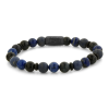 Rebel & Rose men's bracelet Variations Mix Blue 8 mm RR-80124-B-LPLUS