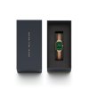 2631 5 daniel wellington hodinky quadro pressed mesh rose gold green dw00100437